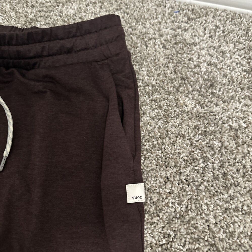 Vuori Halo Essential Wide Leg Brown Dream Knit Pants Women’s Size Medium - Picture 3 of 7